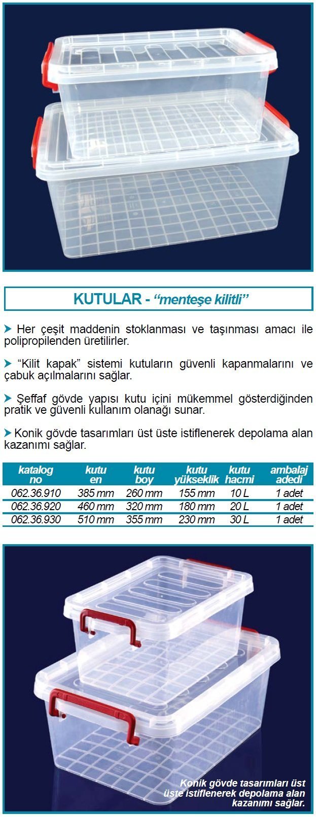 İSOLAB 062.36.910 saklama kutusu